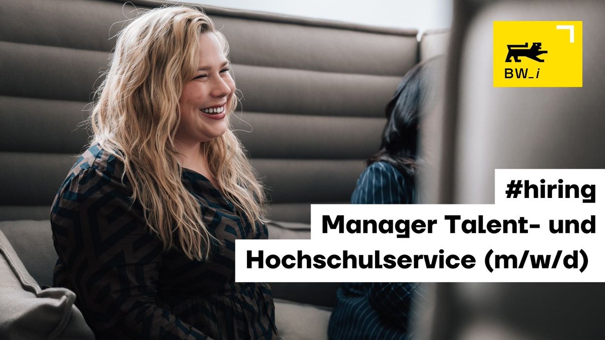 Unser Bereich Talent- und Hochschulservice braucht Verstärkung! 🎓 Wir suchen 💡 zum nächstmöglichen Zeitpunkt einen Manager Talent- und Hochschulservice (m/w/d) 💪 als Elternzeitvertretung ⌚ in Vollzeit Zur Stelle: bit.ly/3UQyq9X #TeamBWi #hiring #Karriere