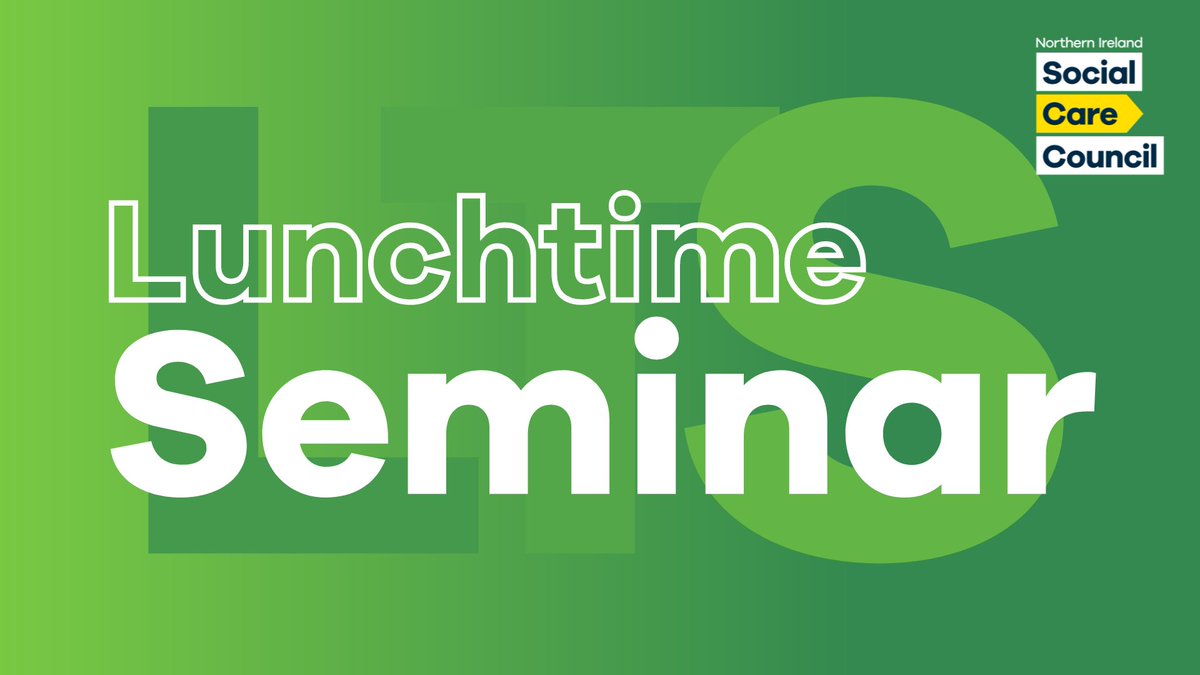 Have you joined us for a lunchtime seminar? All seminars are free and open to anyone, they’re online so you can join in from anywhere. Visit the our Event page for the full list of upcoming seminars. niscc.info/events/ #LunchtimeSeminar #SocialWork #SocialCare #CPD