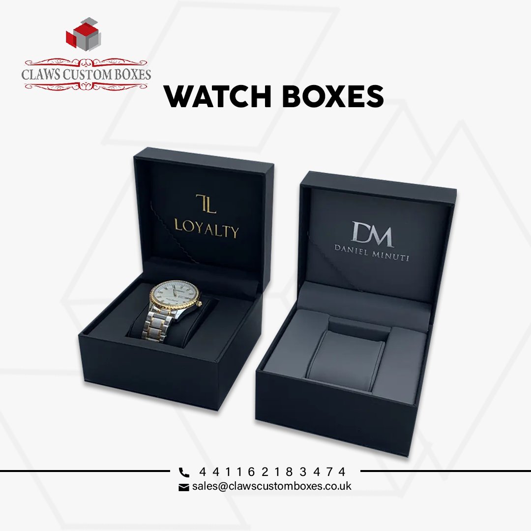 clawsltd's tweet image. Protect and showcase your timepieces in style with our premium watch boxes

☎️𝑪𝒂𝒍𝒍 𝒕𝒐 𝑶𝒓𝒅𝒆𝒓: +44 116 218 3474

📦𝑶𝒓𝒅𝒆𝒓 𝑵𝒐𝒘: shorturl.at/Fn38q
📧 𝗘𝗺𝗮𝗶𝗹: sales@clawscustomboxes.co.uk

#WatchBoxes #customwatchboxes #RigidBoxes #clawscustomboxesltd