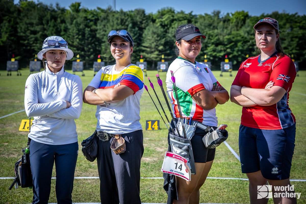 Ella Gibson will shoot in the live semi-finals at the World Cup in Korea this Saturday at 6:15am BST! Good luck, Ella 🍀 Follow the event scores here: ianseo.net/Details.php?to…