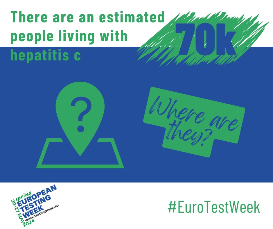 We are working hard to find those living with hepatitis C to eliminate it for good! Link people to a free hep C test here orlo.uk/gc69r #EuroTestWeek #HepCULater👋