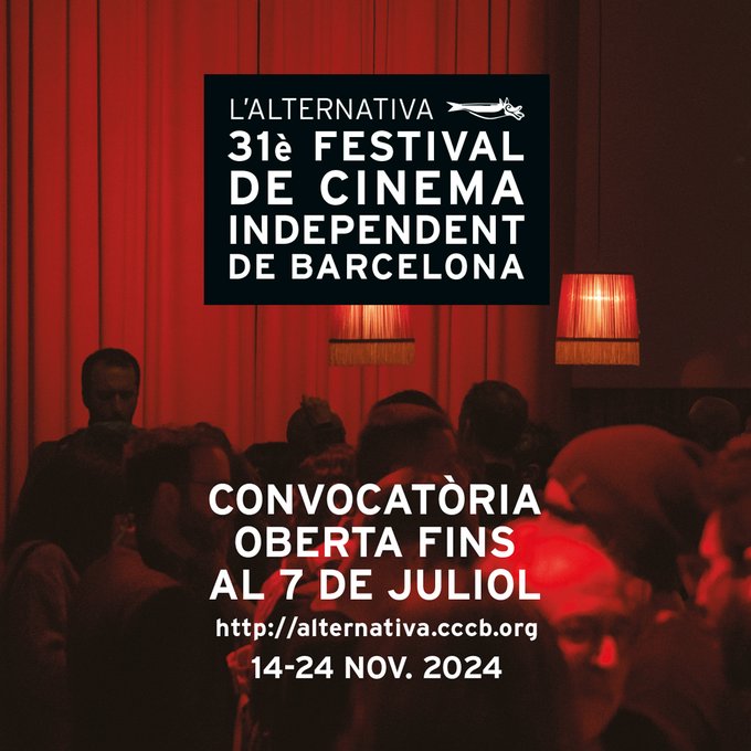 📢 Recordeu que @alternativafest té oberta la #Convocatòria oficial de 2024 per llargs i curts, de ficció i no-ficció, nacionals i internacionals.  📅Termini: 7 de juliol.  ➕informació aquí👇🏼 tinyurl.com/altconvocatoria