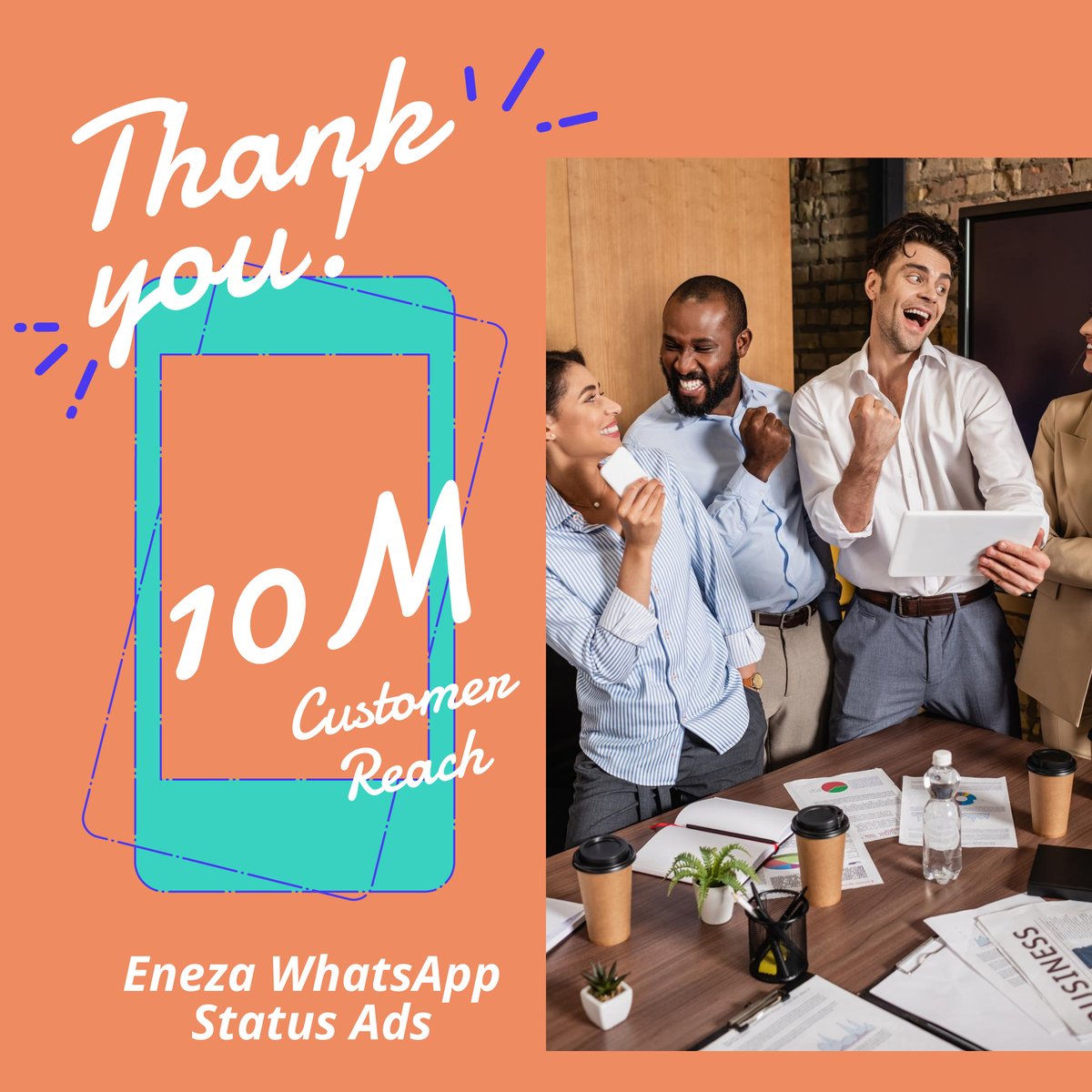 Did you know you could reduce your ad spend and still reach millions of customers? Try Eneza WhatsApp status ads. Visit our website at eneza.app and get started today. #WhatsAppAds #BrandVisibility #EnezaAds #DigitalAds