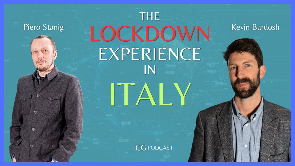 The lockdown experience in Italy @KevinBardosh sits down with @PStanig , Professor of Political Science at Bocconi University in Italy, to discuss his book, Lockdown Failure (Fallimento Lockdown). They explore the government response in Italy, the legacy of lockdown, and what