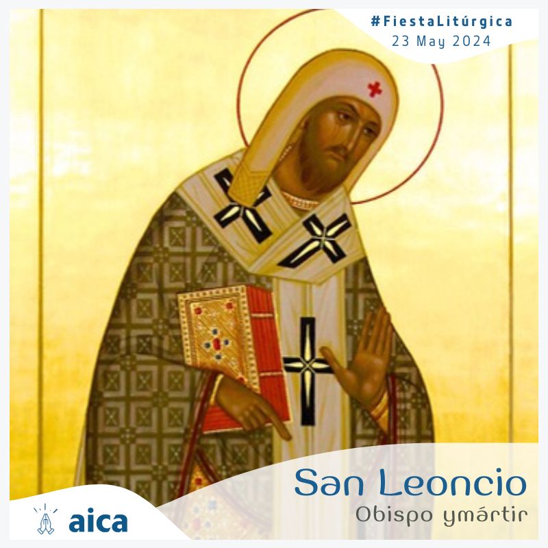 #Santoral #SantoDelDía San Leoncio #RuegaPorNosotros #Leoncio #FelizDía #23deMayo 
San Leoncio, obispo y mártir.
ow.ly/6rrr50RS3ky