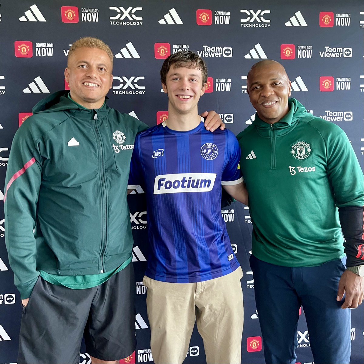 🏟️ We had a great day with @tezos and @ManUtd at their Carrington training complex yesterday! Thank you to the team for inviting @Footium down to take part in a Soccer School and Q&A!