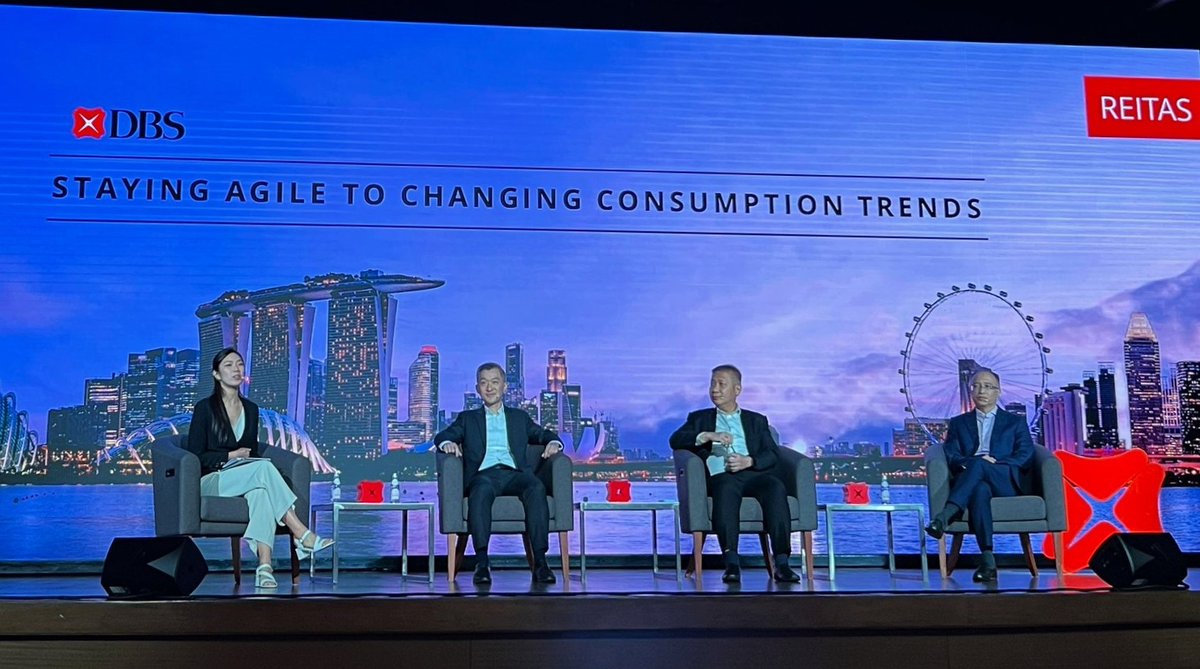 In a panel discussion organised by REITAS & @dbsbank , Tan Tze Wooi, CEO of #CapitaLand China Trust #CLCT shared how the Trust remains nimble in the face of changing #consumer trends by refreshing its #portfolio & tenant mix with timely #asset enhancement initiatives.