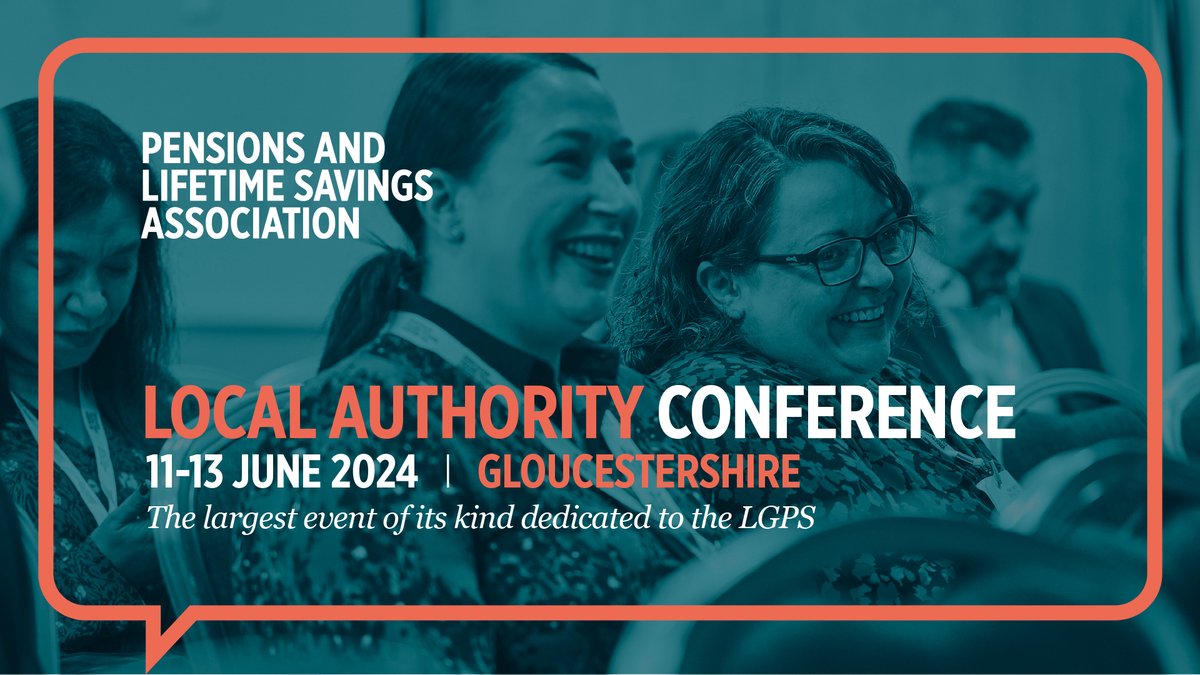 Join us in Gloucestershire for our Local Authority Conference from 11-13 June. We have designed a programme with your interests and challenges in mind, covering the big topics facing LGPS. View the full programme and register today.

ow.ly/27Tp50RSikL

#LAconf24