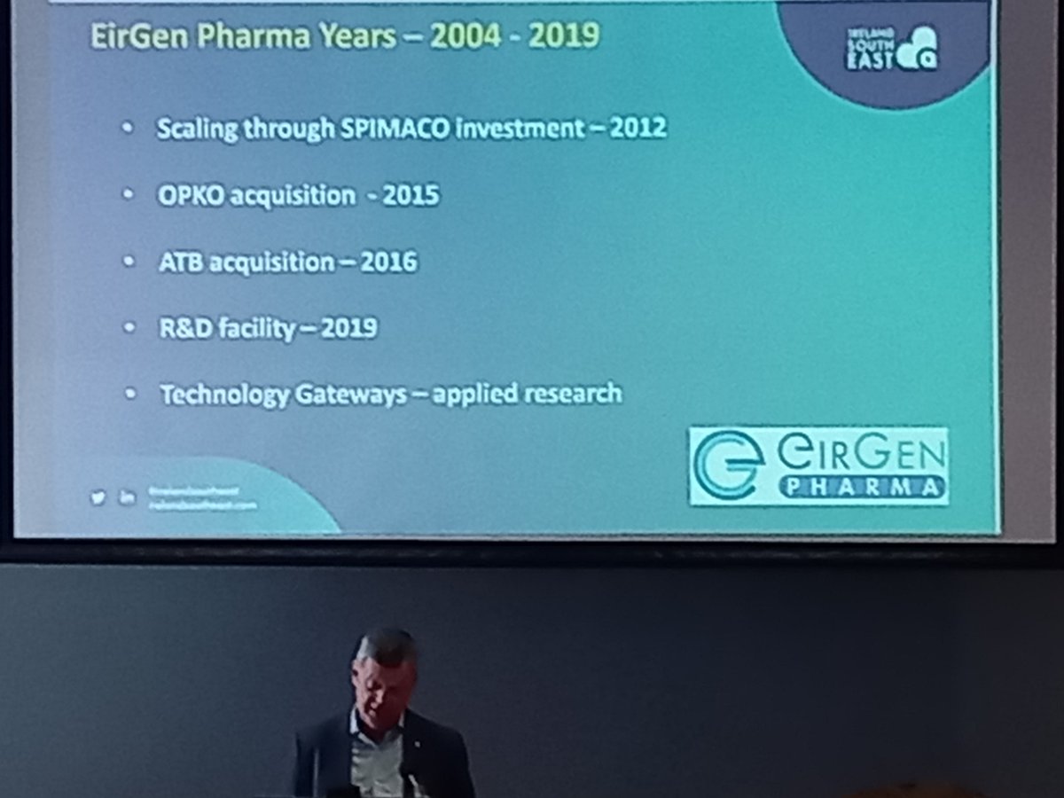 Liam Fitzgerald (@liamfitzg1) on Twitter photo Patsy Carney, founder of EirGen Pharma keynote speaker at <a href="/SETUIreland/">South East Technological University</a> first Foundation Day celebration event calling out the support of <a href="/Entirl/">Enterprise Ireland</a> @southeastbic and <a href="/EITechGateway/">Enterprise Ireland Technology Gateways</a> in the success of EirGen. Great speaker and story Patsy Carney, founder of EirGen Pharma keynote speaker at <a href="/SETUIreland/">South East Technological University</a> first Foundation Day celebration event calling out the support of <a href="/Entirl/">Enterprise Ireland</a> @southeastbic and <a href="/EITechGateway/">Enterprise Ireland Technology Gateways</a> in the success of EirGen. Great speaker and story