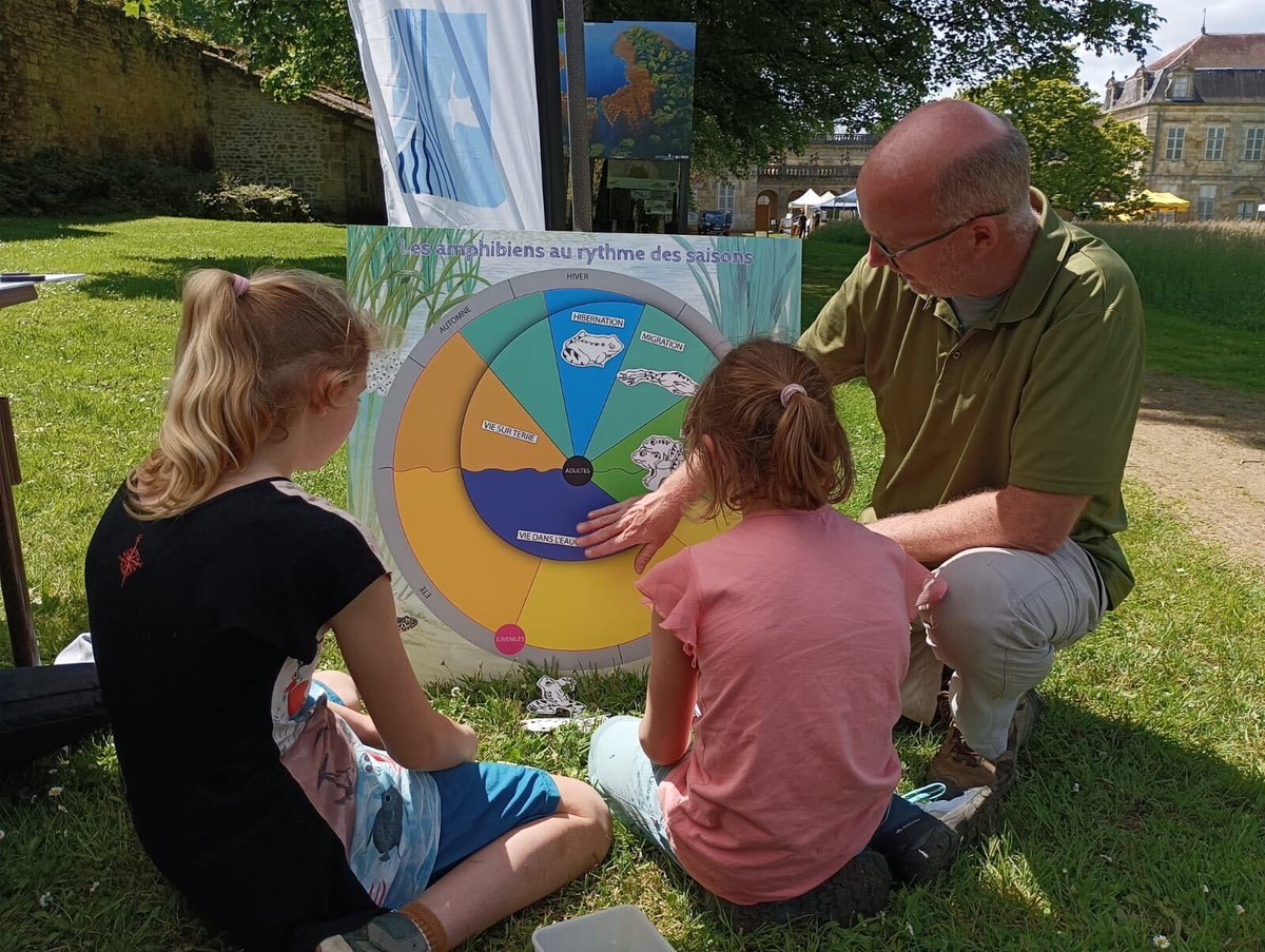 Retour sur... la Fête de la Nature à l'Abbaye de Trois-Fontaines où de nombreuses animations ont conquis les visiteurs ! 🌿 Balades sensorielles, ateliers manuels, jeux ludiques... Un moment idéal pour sensibiliser, entre autres, à la préservation des #zoneshumides.