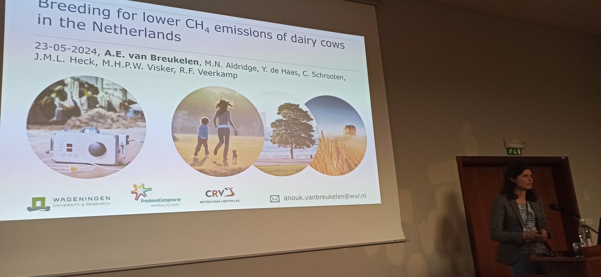 Birgit Gredler (@birgitgredler) on Twitter photo Excellent talk by Anouk van Breukelen <a href="/WURlivestock/">WUR Livestock</a> about breeding for lower CH4 emisson in the Netherlands
@ ICAR meeting 2024
<a href="/rfveerkamp/">Roel Veerkamp</a> <a href="/mn_aldridge/">Michael Aldridge</a> <a href="/Yvette_deHaas/">Yvette de Haas</a> Excellent talk by Anouk van Breukelen <a href="/WURlivestock/">WUR Livestock</a> about breeding for lower CH4 emisson in the Netherlands
@ ICAR meeting 2024
<a href="/rfveerkamp/">Roel Veerkamp</a> <a href="/mn_aldridge/">Michael Aldridge</a> <a href="/Yvette_deHaas/">Yvette de Haas</a>