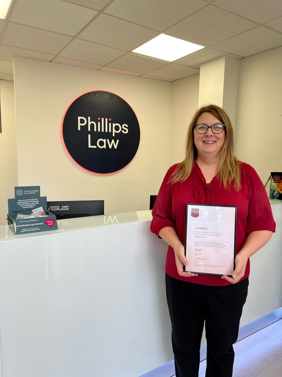We are thrilled to celebrate a significant accomplishment of our very own, Trish Coutts, who is now a fully qualified Licensed Conveyancer! 🎉
Congratulations Trish! 
#careermilestone #phillipslaw #dedication #achievement #licensedconveyancer