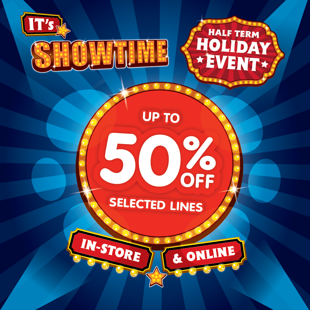 This May Half term is Showtime The Entertainer! 📅25 May - 1 June ⌚11AM and 3PM - Daily toy demos - Competitions - Toy giveaways - Activity sheets - Character visits For more: thetoyshop.com/childh.../half… #worcestershirehour #worcester #halfterm