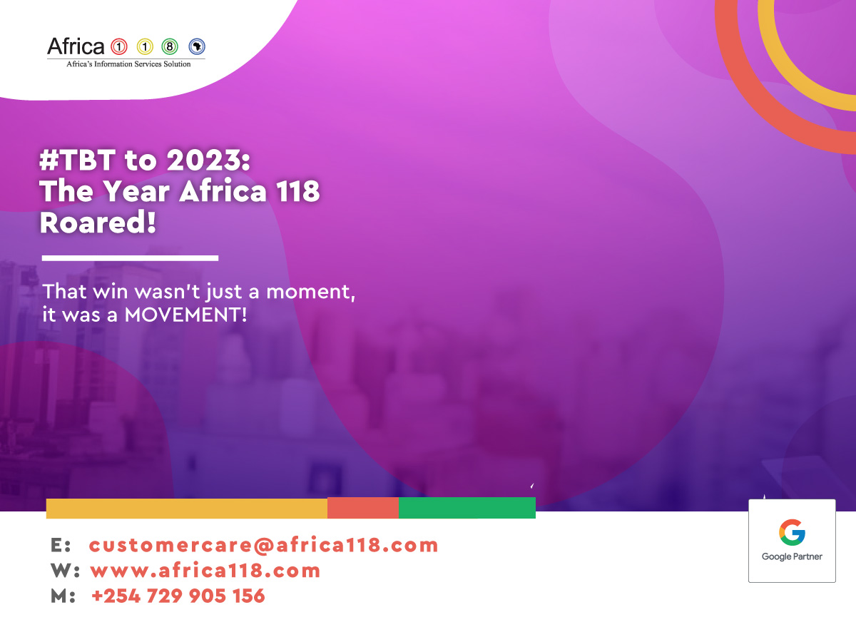 #TBT to 2023: The Year Africa 118 Roared! Remember snagging the Mastercard Strive Innovation Fund? That win was a MOVEMENT! Our Digital Presence Pack revolutionizes how African SMEs shine online! Learn more: africa118.com/mastercard-bac… #Africa118 #DigitalPresence #MakingADifference