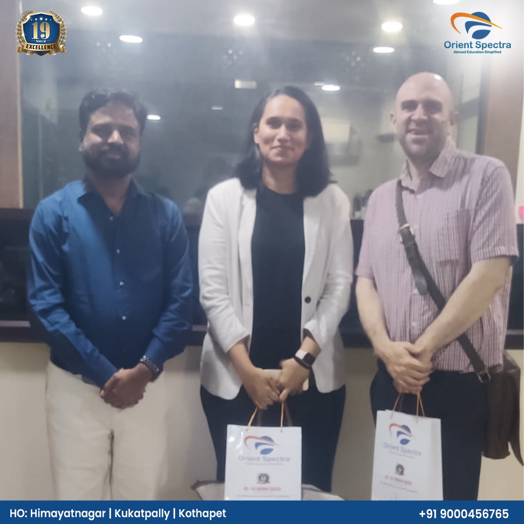 We were honored to host Shweta Pimplikar from Malvern International PLC at our office. Exciting conversations about upcoming UK study intakes and opportunities for our students! 

9000 456 765 or orientspectra.com
#StudyinUK #StudentVisa #StudyVisa