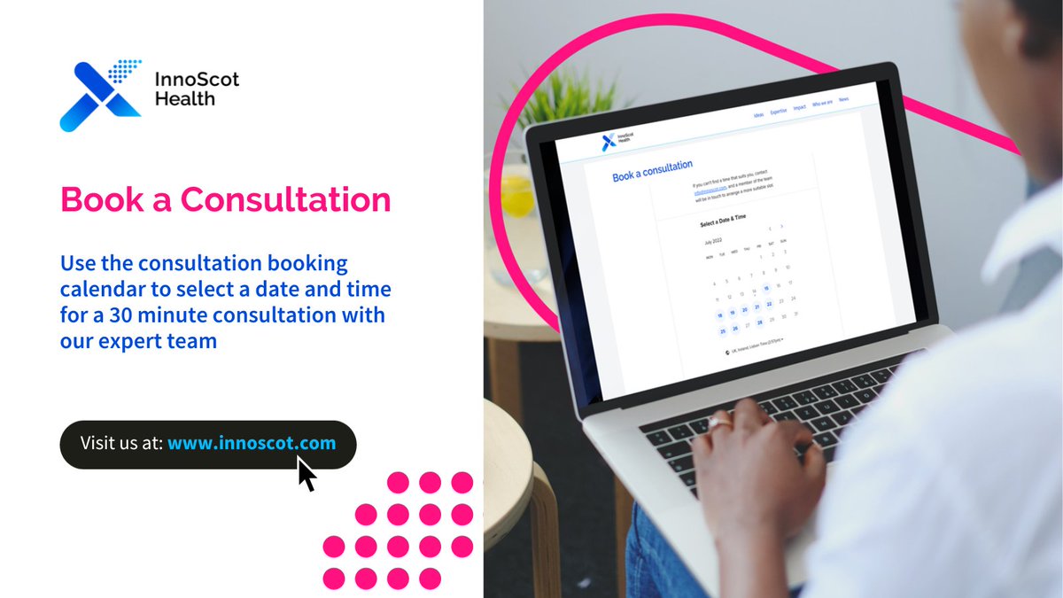 Do you have an idea but need some advice? Want more information on intellectual property, funding or regulation? Our free 30-minute consultations are available to all NHS Scotland staff – get in touch now. Book now 👉 innoscot.com/talk-to-an-exp…