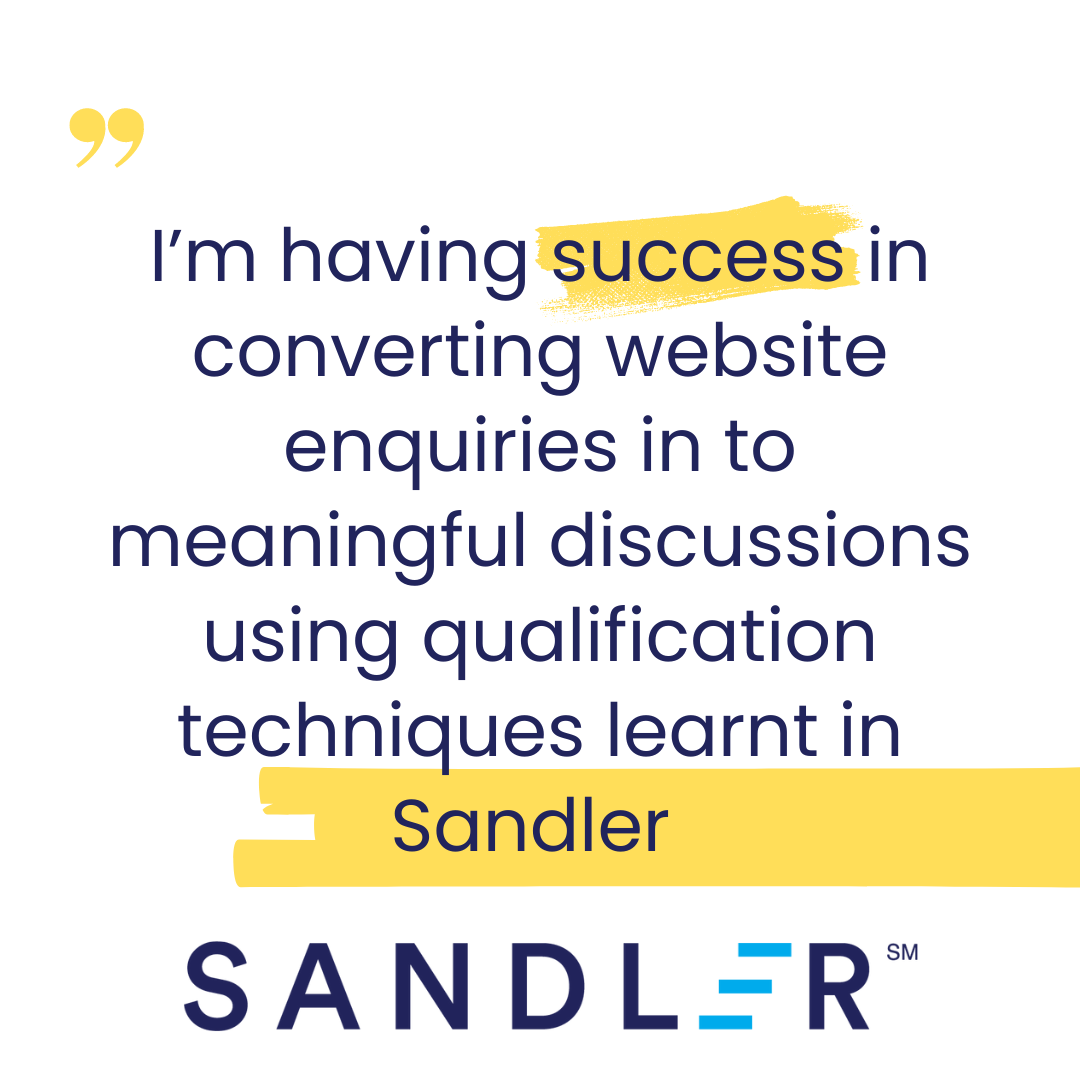 sandler_sw's tweet photo. Hear what our clients have to say... 
To find out how we could support your team progress in their careers, contact us today: info.southwest@sandler.com | 01395 203050 https://t.co/w9EbMxysbr