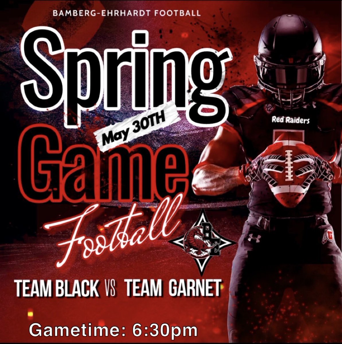 BE_RedRaidersFb's tweet photo. Next Thursday a week from today. Come check out the 2024 Red Raiders 🏈🔥 https://t.co/FEClgSwupA