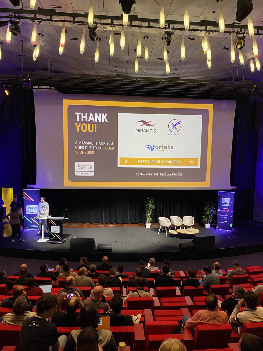 vexxhost's tweet image. The #OpenInfraDay in Paris-Saclay, France was an incredible hit! 🇫🇷
Thanks for joining us at @_mnaser's talk - so good to have met with so many of you!
As always, big thanks to @openinfradev for an incredible event.
Until next time! 👋