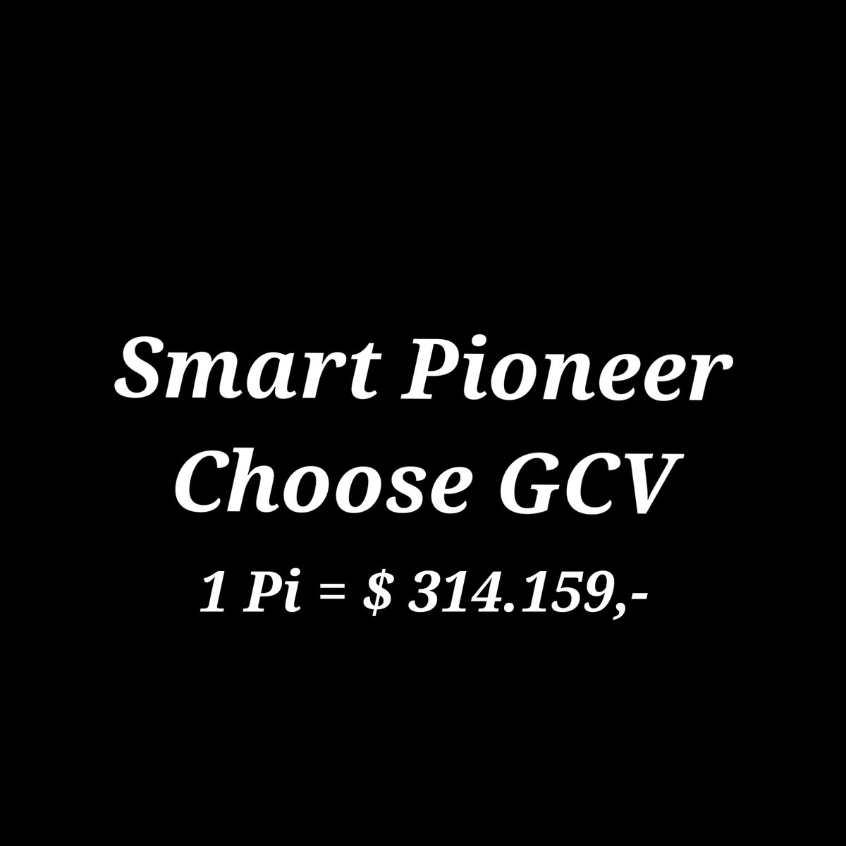 ⚡  How many of you Pioneers support 1π  =  $314,159 ❓ 🤔

✨  Let me see a Repost if you agree to 'Global Consensus Value' or GCV  🤝  of 1π  =  $314,159  💯

@PiCoreTeam @limewire #PiNetwork #PiGCV #PiCoin