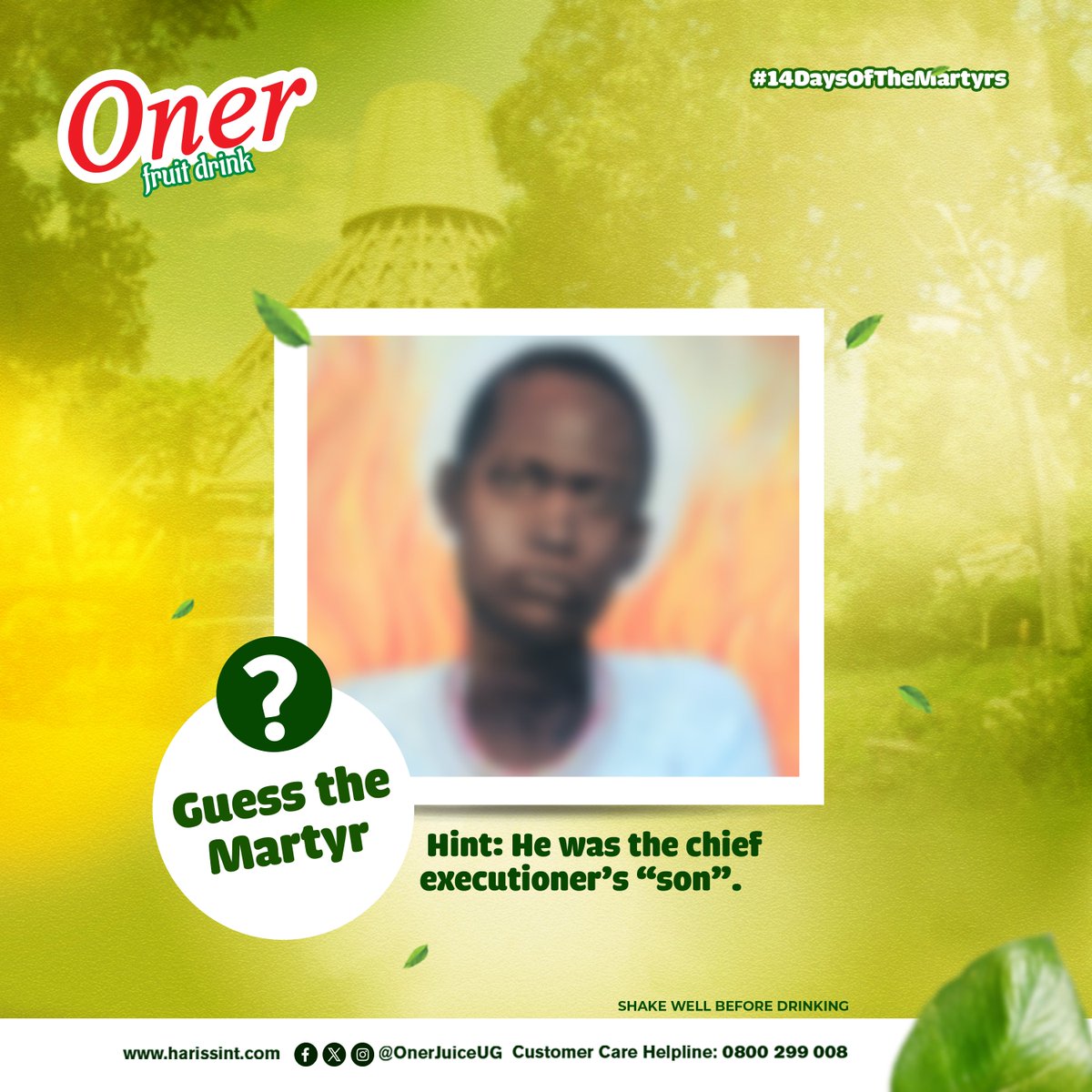 Test your knowledge! Who is the martyr shown in the image? Guess correctly for a chance to win UGX 50K. Winner will be randomly selected and announced at 5 PM. #14DaysOfTheMartyrs #UgandaMartyrs