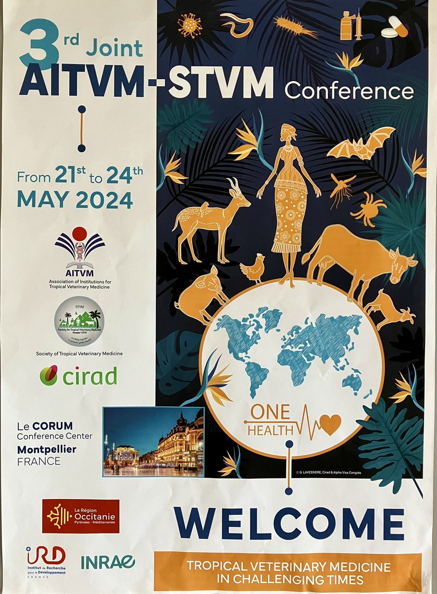 damimeyer's tweet image. Nice #aitvm #stvm congress in Montpellier ! Our team working on #ehrlichia infectious strategies is greatly represented !