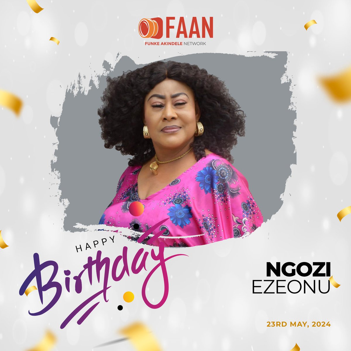 Happy Birthday to the amazing Ngozi Ezeonu! 🎉 

Wishing you a day filled with love, and laughter! Love from FAAN ❤️🎁
.
.
.
#faantv #birthdaywishes #fansoffunkeakindele #funkejenifaakindele #funkeakindelenetwork