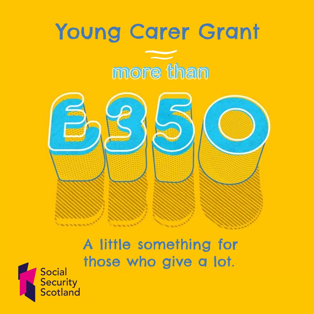 Do you know a young carer? Did you know that they might be entitled to a yearly payment of more than £380 if they: ✅are aged 16, 17 or 18 ✅care for someone who gets a disability benefit ✅spend an average of 16 hours per week caring Find out more ➡️ young.scot/get-informed/w…