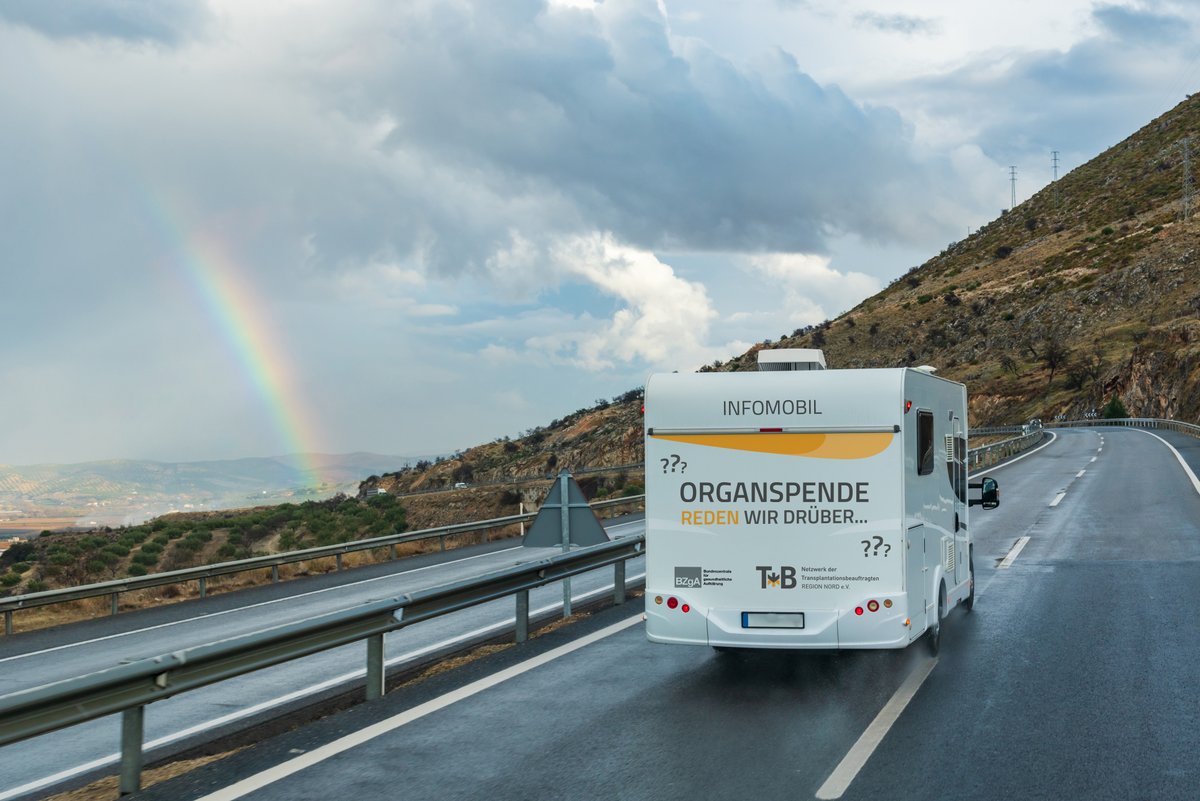 Vom 27. Mai bis 02. Juni 2024 findet die Aktion „Campen für #Organspende“ anlässlich des #TdO2024 statt! Alle Stationen im Norden, wo die 4 Campervans vom Netzwerk der Transplantationsbeauftragten Region NORD e.V. halten & informieren, finden sich ➡️
txb-netzwerk.de/aktuelles/2024…
©BZgA