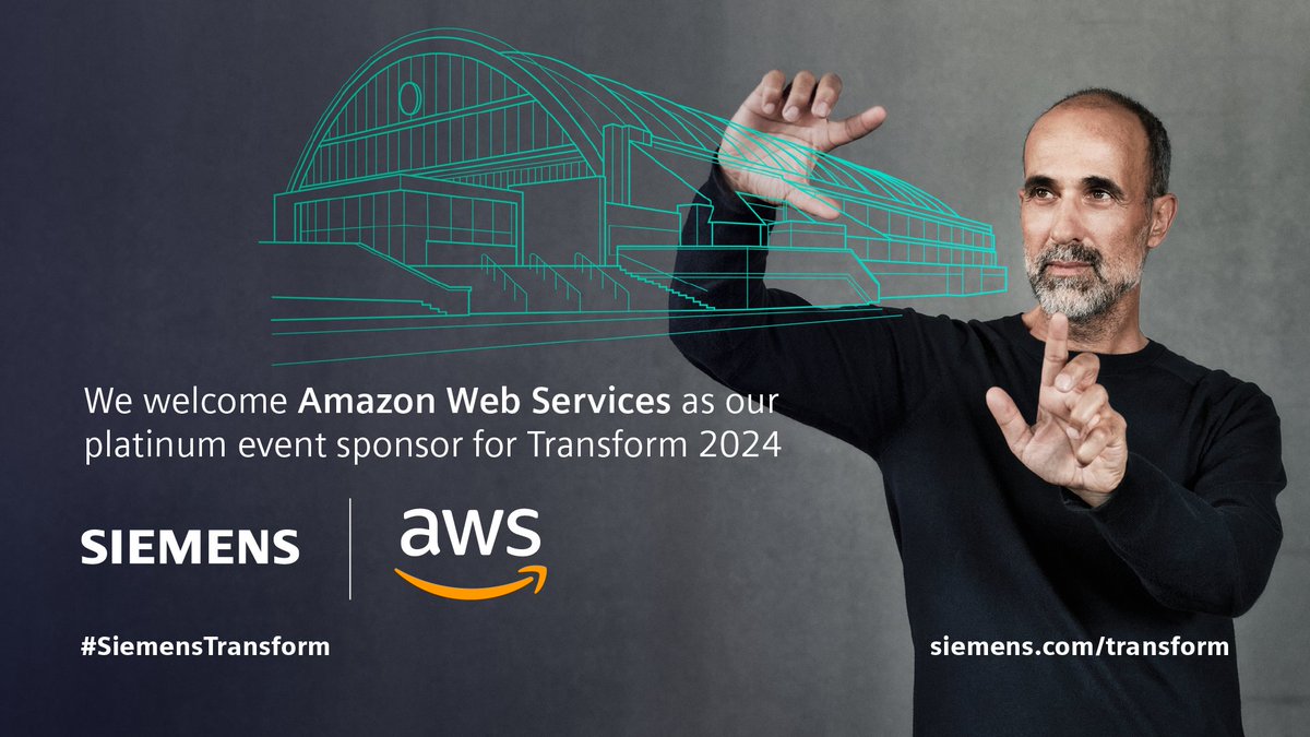SiemensUKNews's tweet image. We are delighted to announce @awscloud (AWS) as our platinum partner for #SiemensTransform!

Excited to welcome AWS&apos;s expertise to our unique technology showcase on 17-18 July at Manchester Central 👉 sie.ag/gBpf

@AWS_Partners @awsmarketplace #SiemensXcelerator