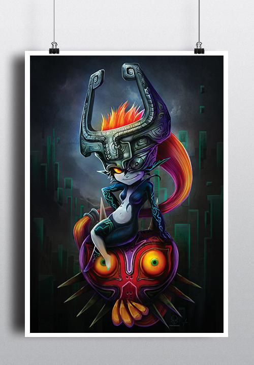 'Twilight Princess' is today's featured print on qwertee.com/print/twilight… RePost for a chance at a FREE TEE!