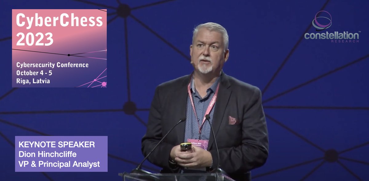 VIDEO: My recent keynote at the national #cybersecurity conference, #CyberChess, in Riga, Latvia youtube.com/watch?v=aIgUUr… I make the case that we urgently need to reach a new plateau in #cyberdefense + make a pragmatic proposal on how to do so. #CISO #CIO #zerotrust #zta