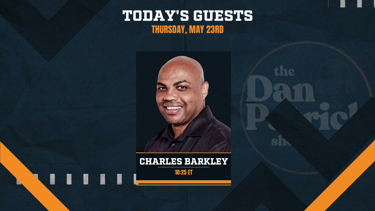 We're live! On the show today: Charles Barkley! @NBAonTNT ☎️: 877-3DP-SHOW ✉️: DP@DanPatrick.com 📺: @peacock 📻: iheart.com/live/fox-sport…