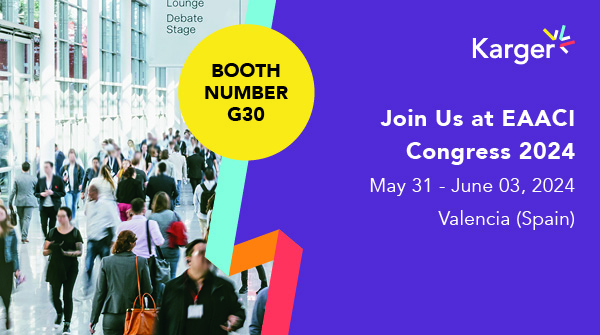 🌟 Join us at #EAACICongress, @EAACI_HQ!
Meet Us at Booth no. G30 and dive into the latest publications while enjoying a special congress discount. Discover latest research in #Immunology & #Allergy and learn about our #CallsForPapers. See you there!

🔗 ow.ly/nUUj50RhRhf