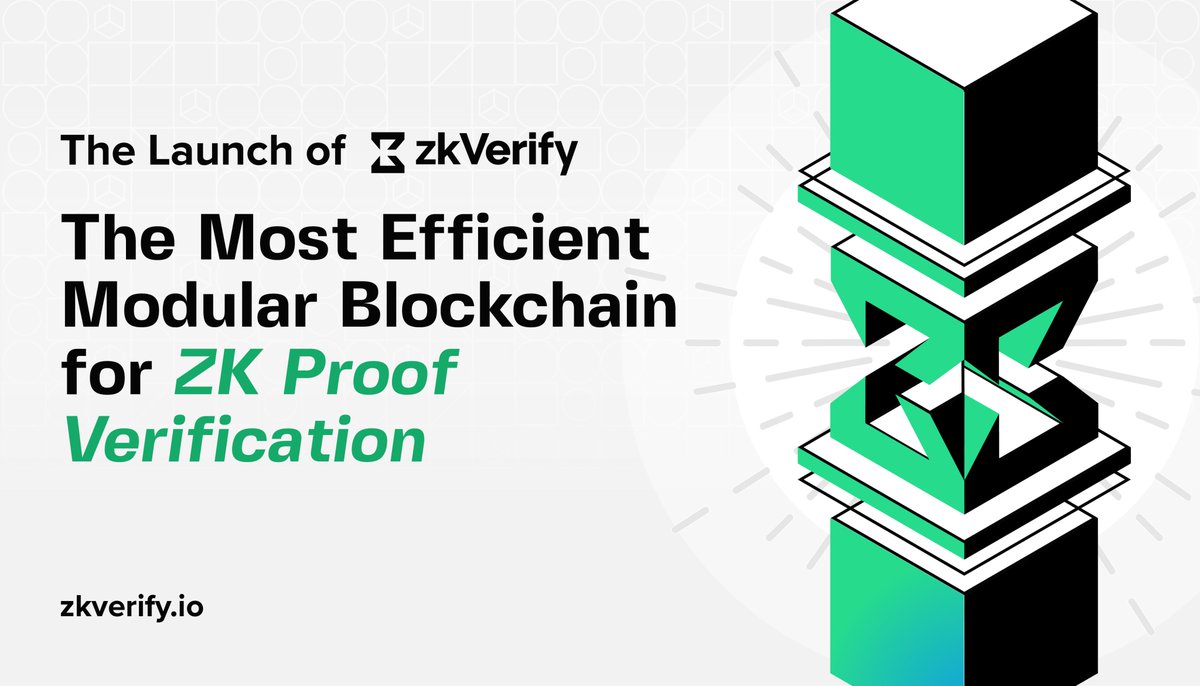 zk V e r i f y (@zkvprotocol) on Twitter photo zk tech at its best ⚪️
Today, we announce #zkVerify - the most efficient modular blockchain optimized for zk proof verification built by <a href="/HorizenLabs/">Horizen Labs</a>
blog.zkverify.io/posts/the-laun…
🧵👇 zk tech at its best ⚪️
Today, we announce #zkVerify - the most efficient modular blockchain optimized for zk proof verification built by <a href="/HorizenLabs/">Horizen Labs</a>
blog.zkverify.io/posts/the-laun…
🧵👇
