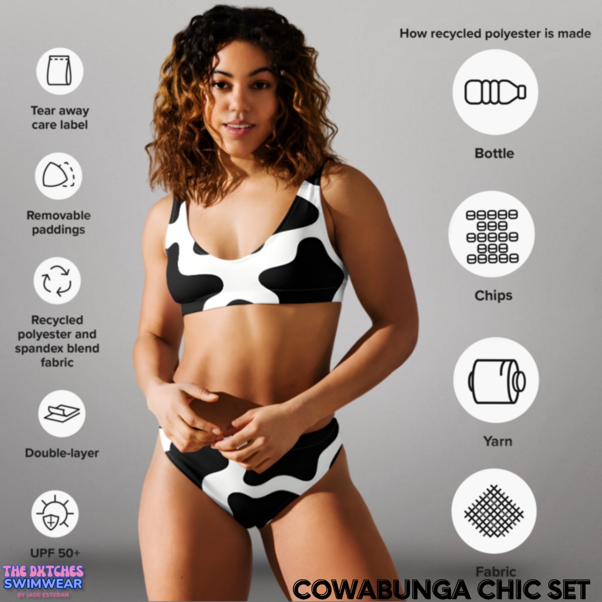 Cowabunga Chic - the perfect blend of style and comfort for your next beach vacation. #cowabungachic #thedxtchesswimwear #swimwear #beach #fashion #style #comfort #luxury #confidence #beauty #adventure #daring #modern #goddess #vacation #sun #sand #waves