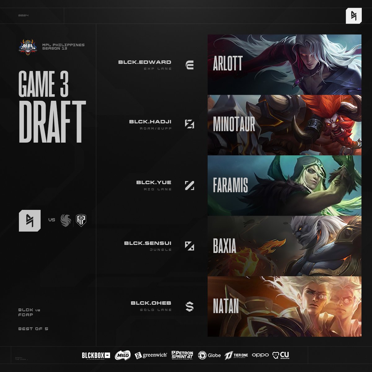 Let’s fight through this. Game 3 starts now! #MPLPH