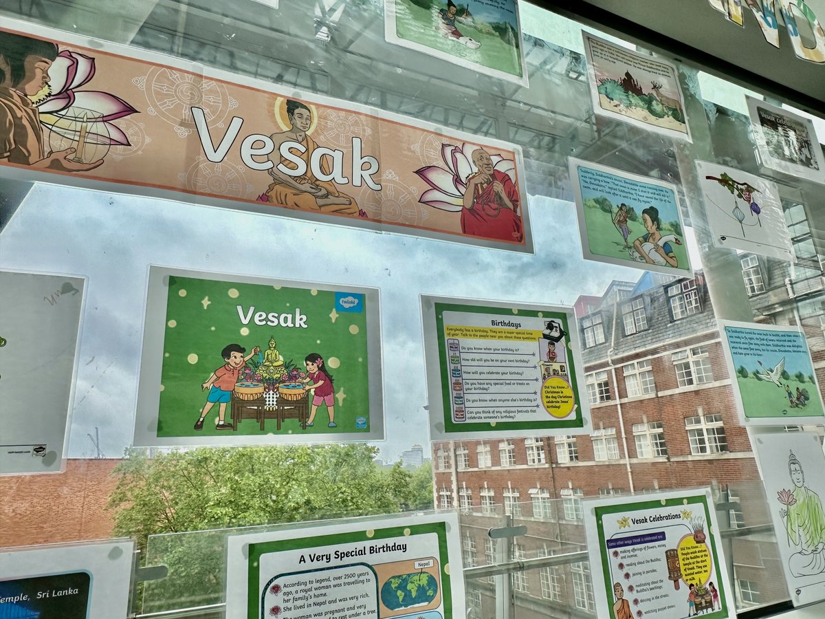 Wishing a happy and peaceful Vesak to all of our staff, patients and families who are celebrating. Children and young people at Evelina London have enjoyed learning about Vesak and working with our fantastic play specialists to create a display.