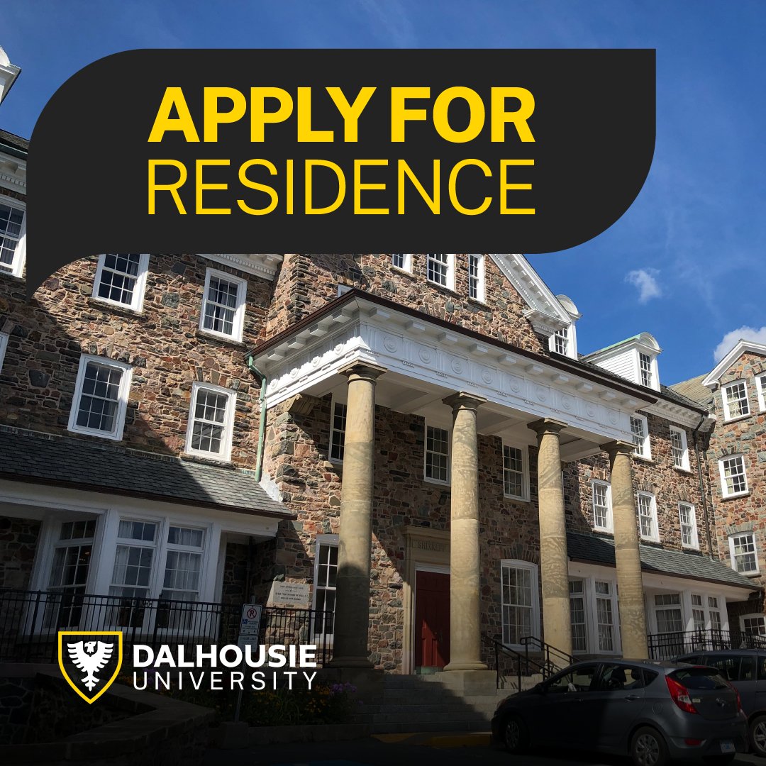 Still looking for a place to live this fall? 🏡  We have limited residence spaces available! Apply today and enjoy the convenience, community, and support that residence has to offer: dal.ca/residence