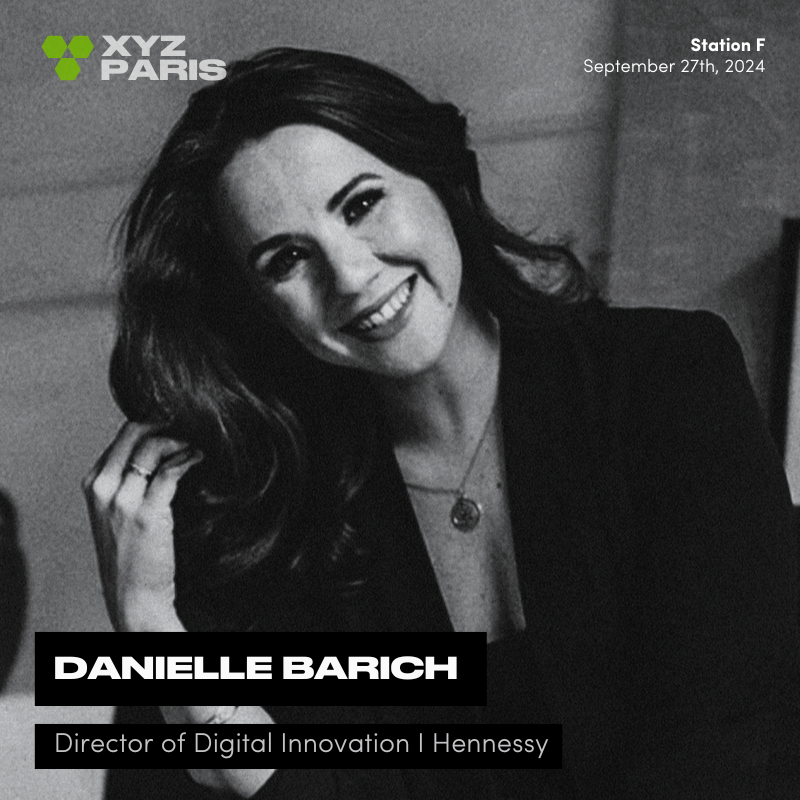 Speaker Announcement

Danielle Barich (@BarichDanielle), Director of Digital Innovation at @Hennessy, will be speaking at XYZ Paris.