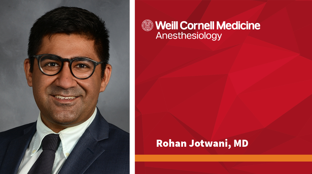 Dr. @Rohan_Jotwani was named editor-in-chief of @JMedXR, an open-access, peer-reviewed journal exploring the role of extended reality technologies in healthcare. @WeillCornell ➡️ anesthesiology.weill.cornell.edu/news/dr-rohan-…