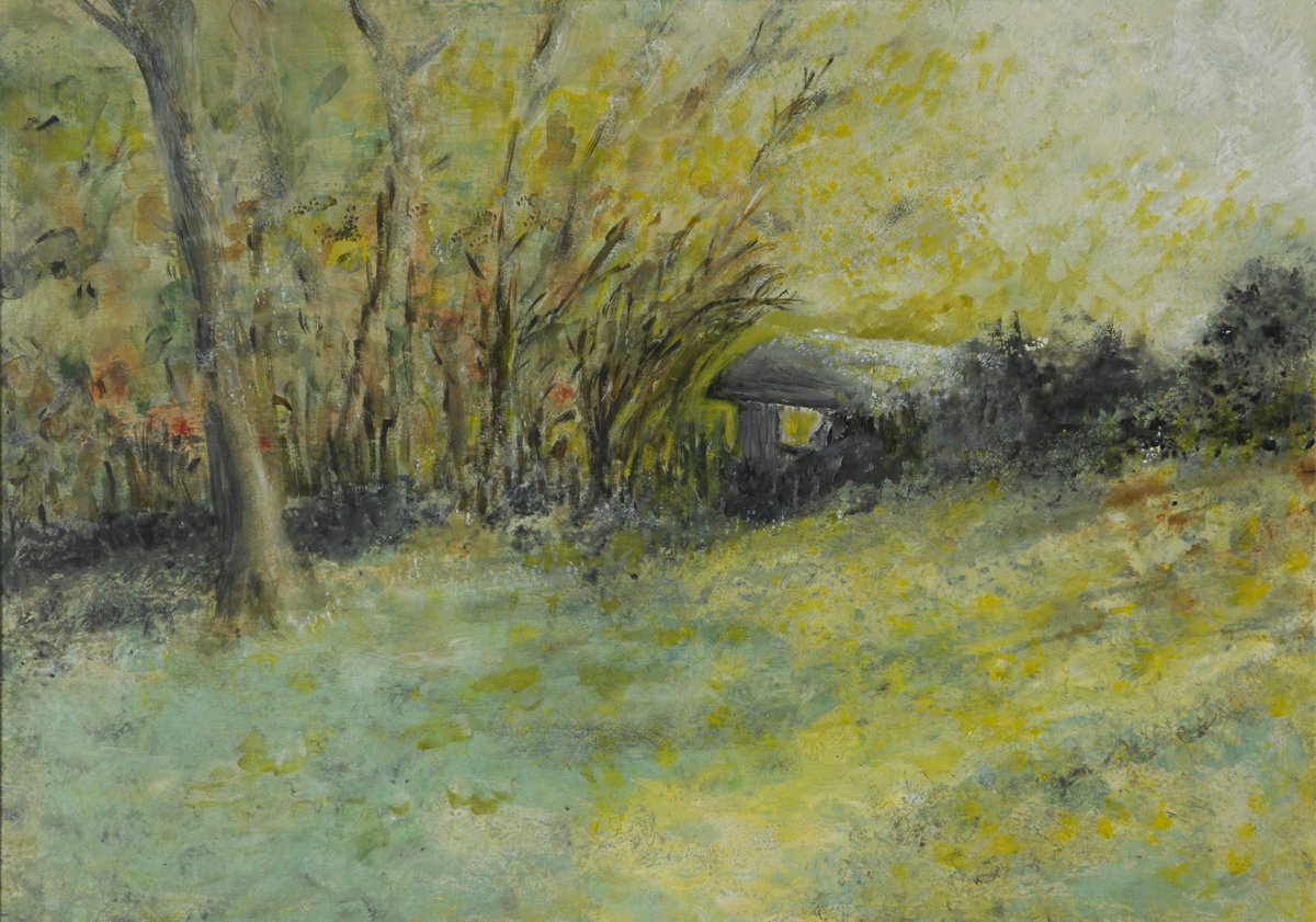 What Lies Beneath, paintings by Amanda Attfield and woodturnings by Michael Mable, are the artists' interpretation of 'the underlying'. Accompanied by contributions from our studio artists, the exhibition runs until 8th June #AppleStoreGall