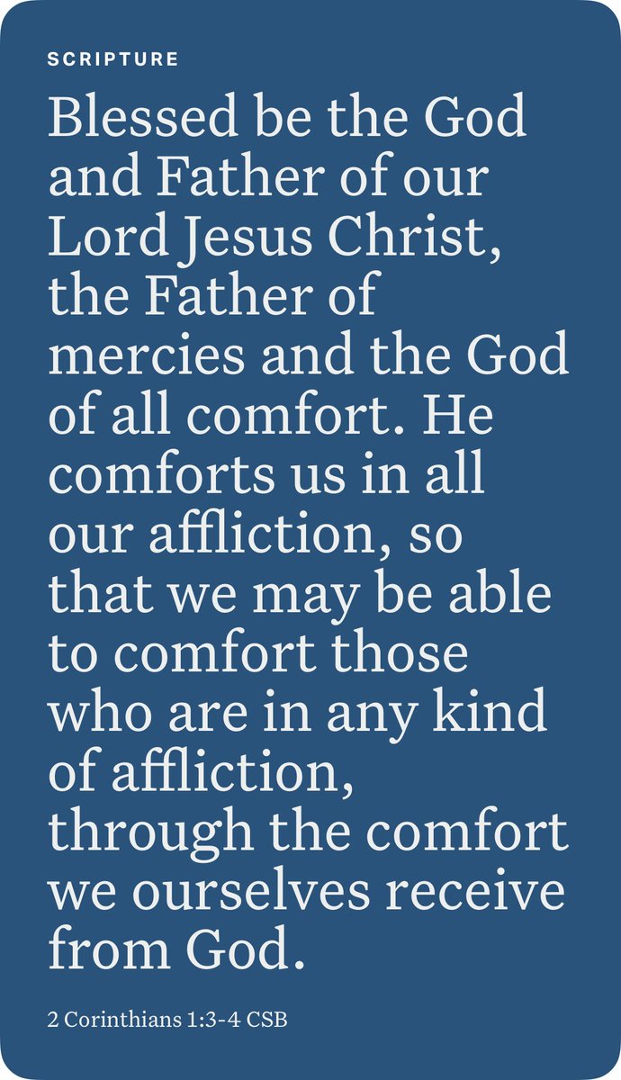 2 Corinthians 1:3-4 CSB bible.com/bible/1713/2co…