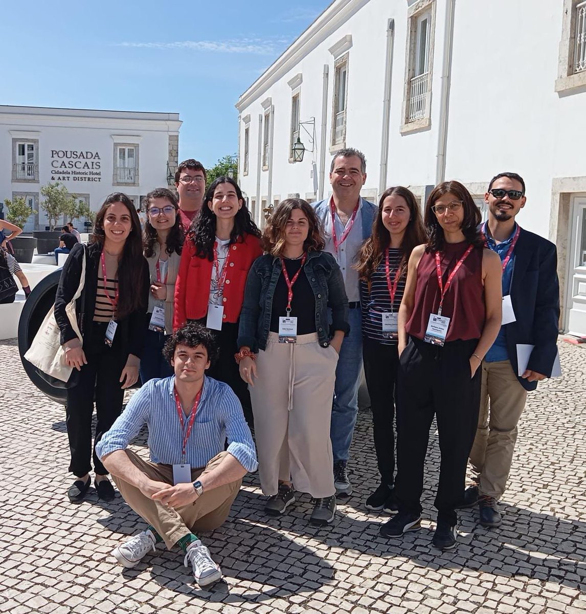 It's a crowd! The whole lab🥼is at the #IBSBC2024 meeting 🇵🇹 for two days of integrative structural biology <a href="/instructhub/">Instruct-ERIC</a> Those around come check our posters and feel free to reach out to learn about our latest research 🔬 <a href="/cienciasulisboa/">CIÊNCIAS ULisboa</a> <a href="/BioISI/">BioISI</a>