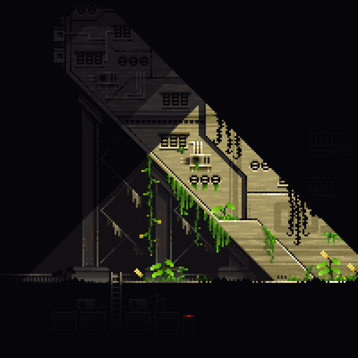 'Abandoned Sector'

#Pixelart #Aseprite