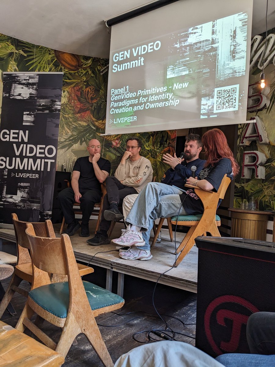 ryndon's tweet photo. Great panel about AI, art, and open source ! #livepeer #ai https://t.co/nM5qHtWSe5