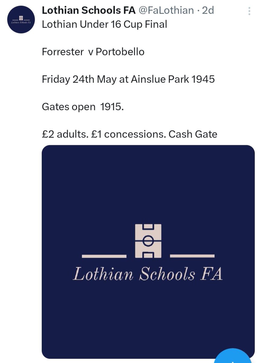 Edinburgh City FC Under 16s tweet media