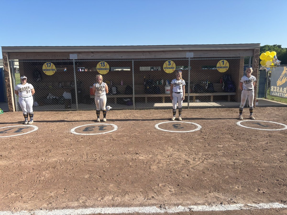 Not how we wanted the game to go for our 4 seniors but we thank them for making our program better and wish the the best in the future!