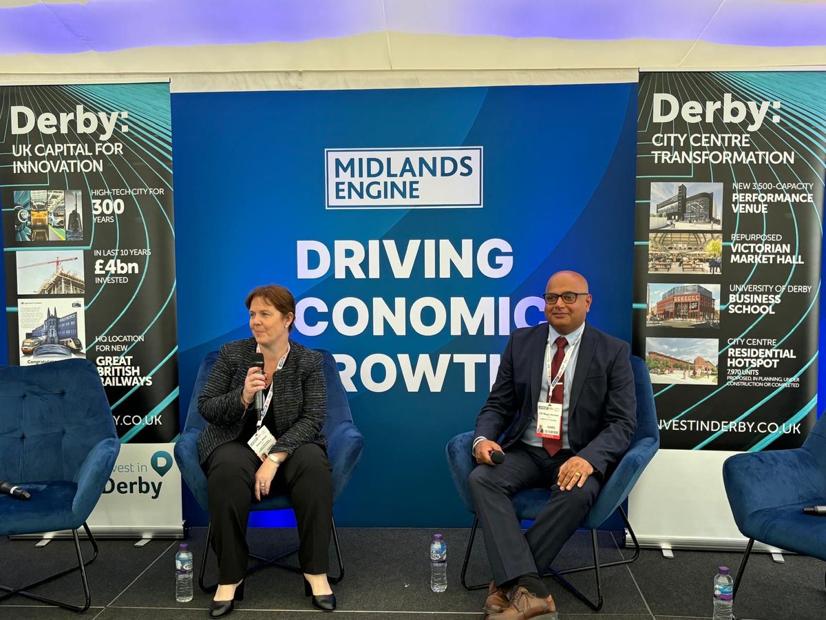 Investors have been learning about the key investment opportunities in Derby at a major real estate event taking place this week. Read more 👉 buff.ly/3ywBWPd @DerbyCC @wavensmere @D2N2LEP @StJamesSecLtd @StModwenIL