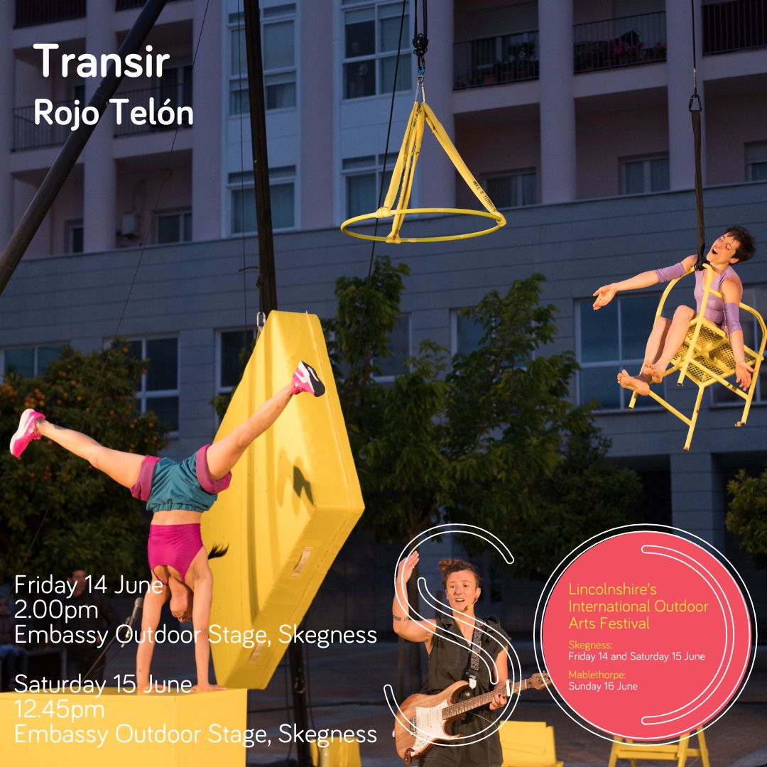 Next up is... Rojo Telón with Transir Visit the SO Festival website for information about the full programme buff.ly/44L9PIi #sofestival #lincolnshire #arts #culture